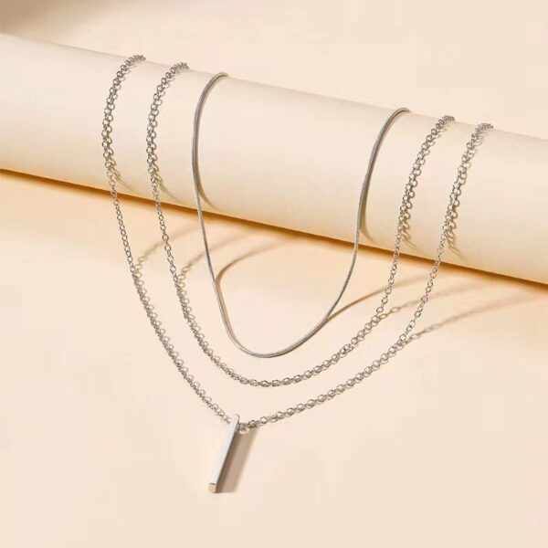 Unique Design Bohemian Line Multi-layer Necklace - Image 5