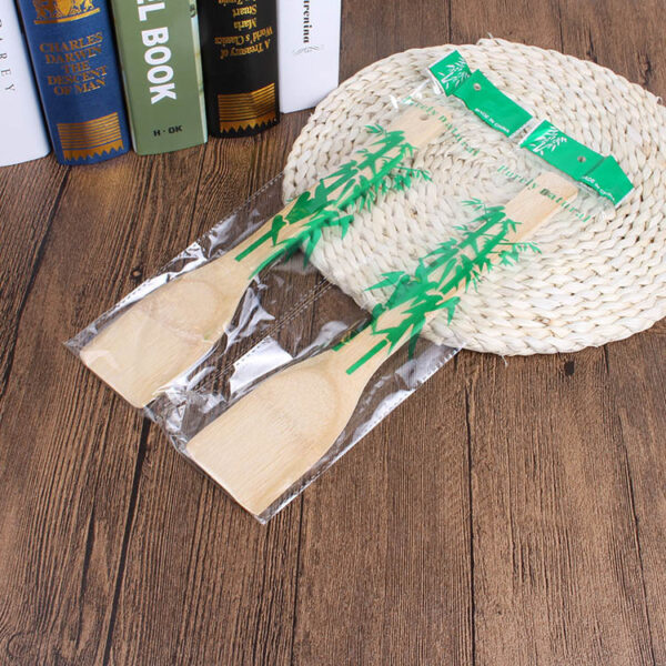 Gifts Wholesale Kitchen Spatula 30cm Nonstick Special Bamboo Shovel Does Not Hurt The Pot Square Bamboo Shovel - Image 5