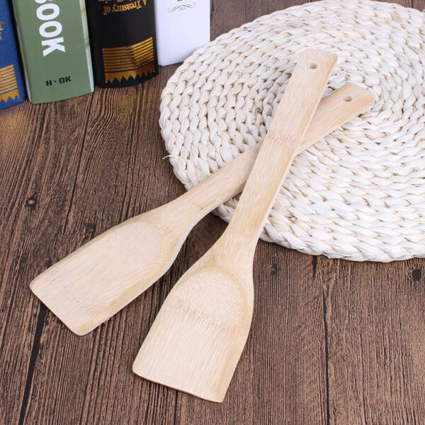 Gifts Wholesale Kitchen Spatula 30cm Nonstick Special Bamboo Shovel Does Not Hurt The Pot Square Bamboo Shovel