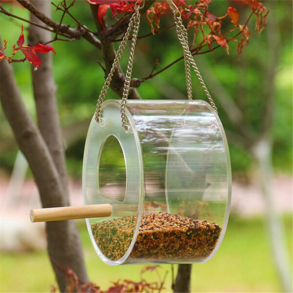 Acrylic Bird Food Box - Image 5