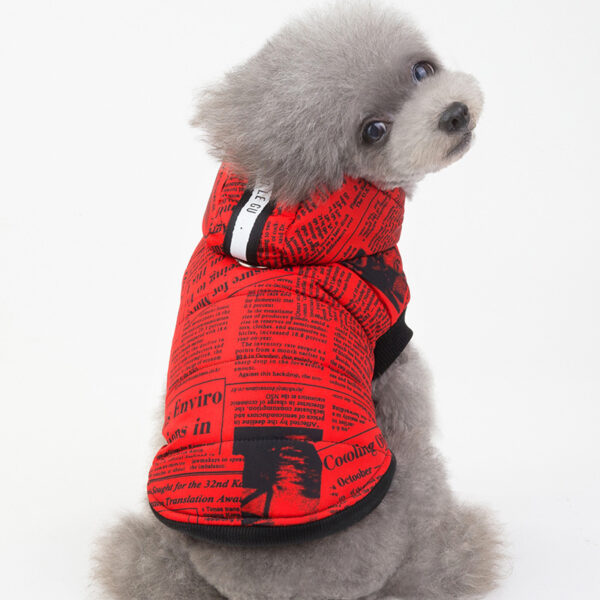 Newspaper cotton pet clothes - Image 6